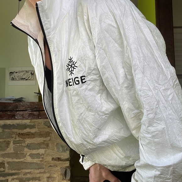 American Apparel, vintage, whit 100% TYVEK coat, size L, UNISEX. Branded «Neige» - Picture 5 of 14